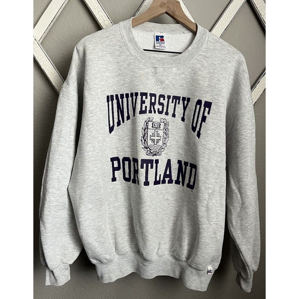 Vintage Russell Athletic size XXL University of Portland Sweatshirt Made in USA
